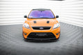 Maxton Design Street+ Spoilerlippe Front Ansatz passend für Ford Focus ST Mk2 FL schwarz Hochglanz