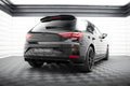 Maxton Design Heck Ansatz Flaps Diffusor V.2 passend für Seat Leon Hatchback Mk3 Facelift schwarz Hochglanz