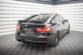 Maxton Design Heck Ansatz Flaps Diffusor passend für BMW 3er GT F34 schwarz Hochglanz