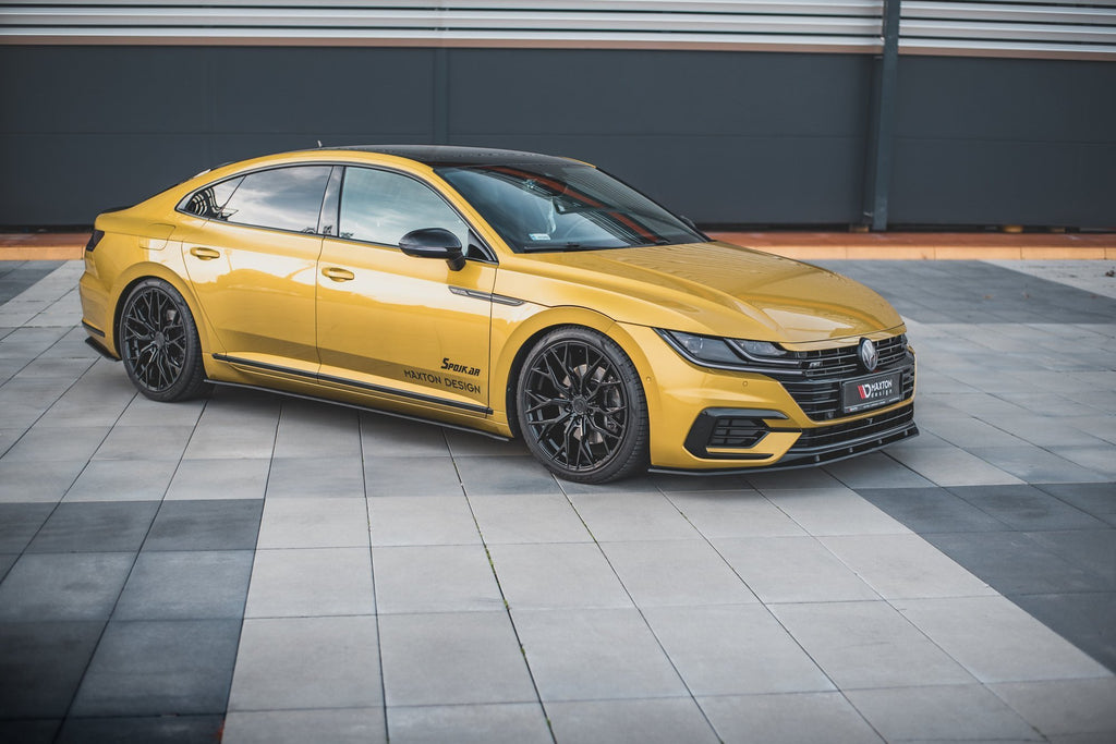 Maxton Design Street Pro Street+ Spoilerlippe Front Ansatz passend für VW Arteon R-Line Limousine / Shooting Brake Mk1