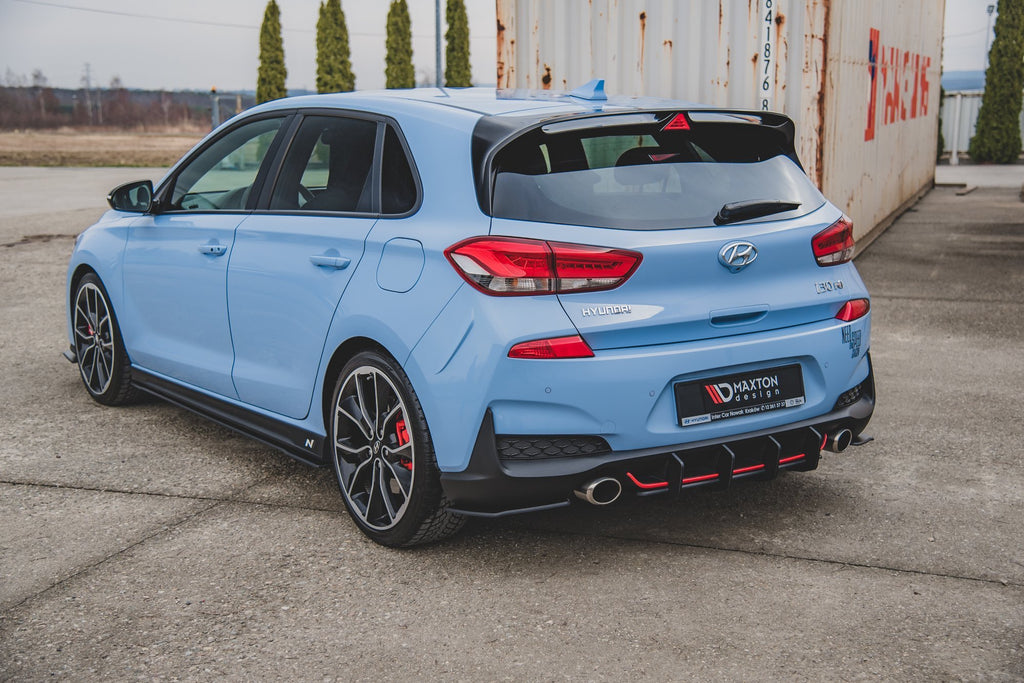 Maxton Design Robuste Racing Heckschürze V.2 passend für Hyundai I30 N Mk3 Hatchback