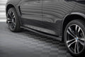 Maxton Design Street+ Seitenschweller Leisten V.2 passend für BMW X5 M-Paket F15 schwarz Hochglanz