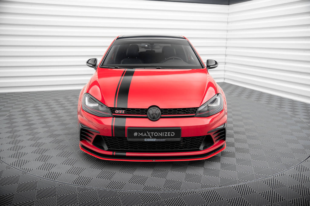 Maxton Design Street+ Spoilerlippe Front Ansatz passend für VW Golf GTI Clubsport Mk7