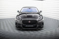 Maxton Design Street+ Spoilerlippe Front Ansatz V.1 passend für Jaguar XE X760 Facelift schwarz Hochglanz