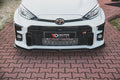 Maxton Design Street+ Spoilerlippe Front Ansatz V.1 passend für Toyota GR Yaris Mk4 schwarz Hochglanz