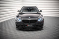 Maxton Design Street+ Spoilerlippe Front Ansatz V.1 passend für BMW 7 M-Paket F01 schwarz Hochglanz