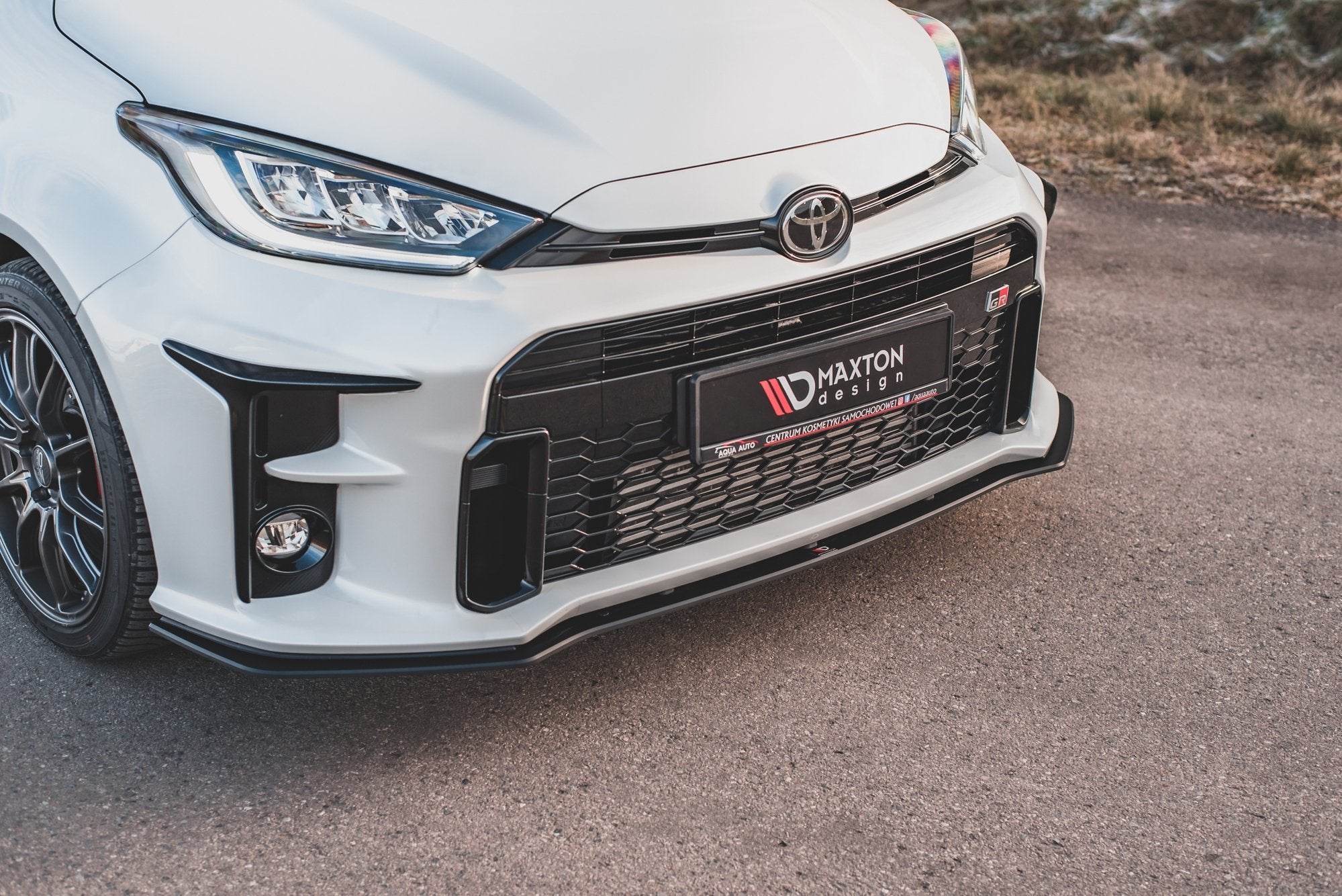 Maxton Design Street Pro Street+ Spoilerlippe Front Ansatz passend für Toyota GR Yaris Mk4