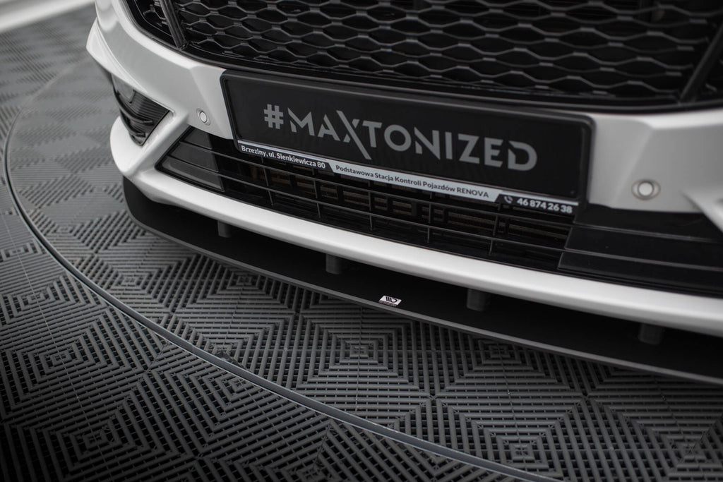 Maxton Design Street Pro Street+ Spoilerlippe Front Ansatz passend für Ford Mondeo Sport Mk5 Facelift / Fusion Sport Mk2 Facelift