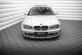Maxton Design Street+ Spoilerlippe Front Ansatz V.3 passend für BMW 3er Coupe E46 schwarz Hochglanz