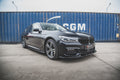 Maxton Design Street+ Spoilerlippe Front Ansatz V.2 passend für BMW 7 M-Paket G11 /G12 schwarz Hochglanz
