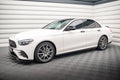 Maxton Design Street+ Seitenschweller Leisten passend für Mercedes-Benz E AMG-Line W213 Facelift schwarz Hochglanz