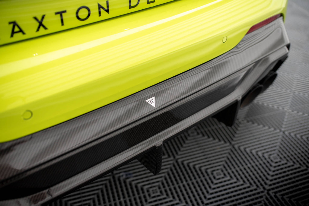 Maxton Design Prepreg Carbon Fiber Diffusor Heck Ansatz V.1 passend für BMW 1er F40 M-Paket/ M135i