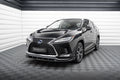Maxton Design Street+ Spoilerlippe Front Ansatz passend für Lexus RX Mk4 Facelift schwarz Hochglanz
