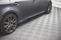 Maxton Design Street+ Seitenschweller Leisten passend für Lexus GS F Sport Mk4(L10) schwarz Hochglanz
