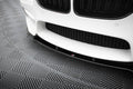 Maxton Design Street+ Spoilerlippe Front Ansatz V.1 passend für BMW M6 Gran Coupe / Coupe / Cabriolet F06 / F13 / F12 schwarz Hochglanz