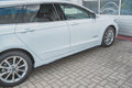 Maxton Design Street+ Seitenschweller Leisten passend für Ford Mondeo Mk5 Facelift/Preface schwarz Hochglanz