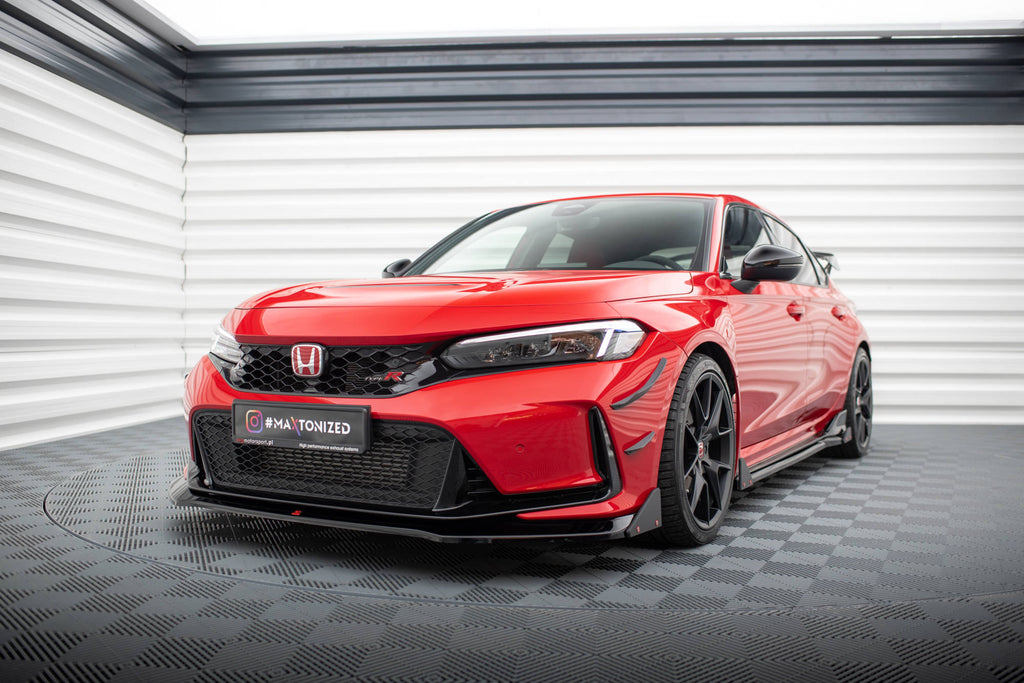 Maxton Design Stoßstangen Flaps Wings vorne Canards passend für Honda Civic Type-R Mk 11