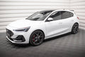 Maxton Design Street+ Seitenschweller Leisten passend für V.1 passend für Ford Focus ST / ST-Line Mk4 Facelift schwarz Hochglanz