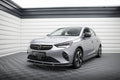 Maxton Design Street+ Spoilerlippe Front Ansatz V.1 passend für Opel Corsa F ( Mk6) schwarz Hochglanz