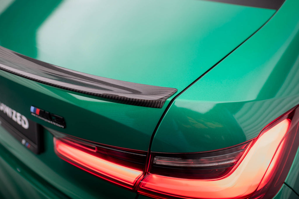 Maxton Design Prepreg Carbon Fiber Heckklappenspoiler BMW M3 G80 / M340i G20 / 3 M-Paket G20 / 3 Standard G20 für BMW 3er G20