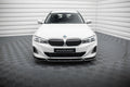 Maxton Design Street+ Spoilerlippe Front Ansatz passend für BMW 3er Limousine / Touring G20 / G21 Facelift schwarz Hochglanz