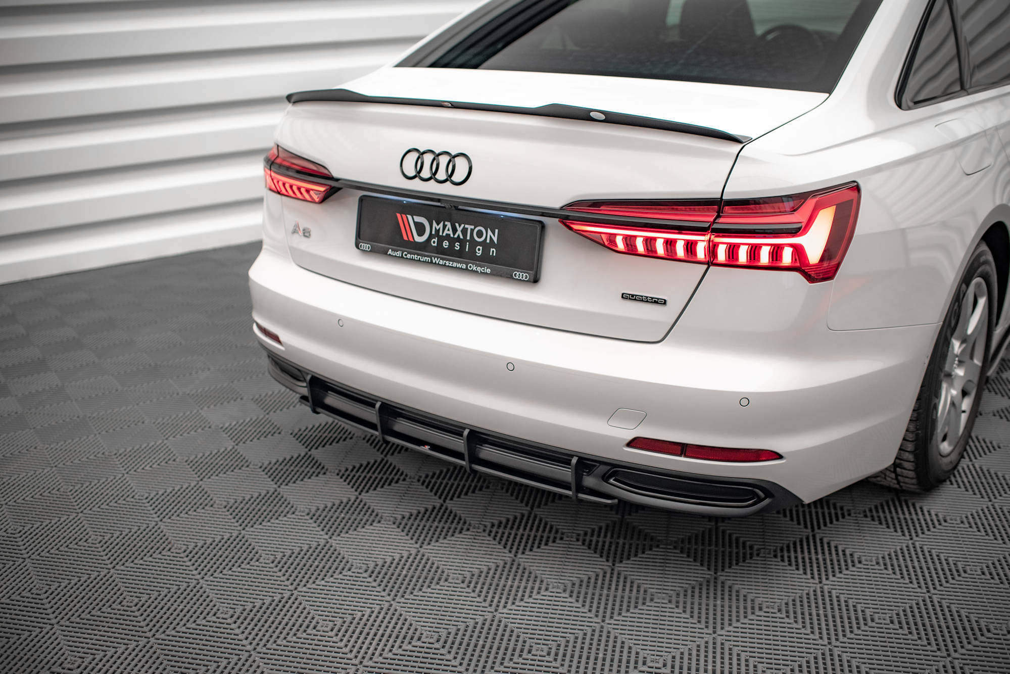 Maxton Design Street Pro Heckschürze passend für Audi A6 C8