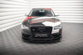 Maxton Design Street+ Spoilerlippe Front Ansatz V.2 passend für Audi S8 D4 schwarz Hochglanz