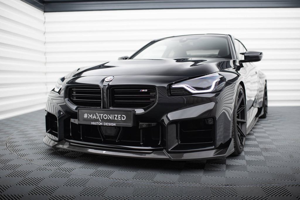 Maxton Design Prepreg Carbon Fiber Street+ Spoilerlippe Front Ansatz V.1 passend für BMW M2 G87