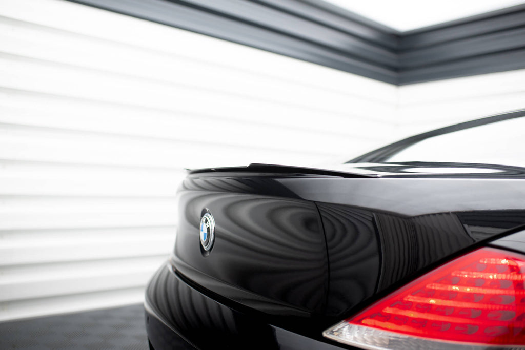 Maxton Design Spoiler CAP passend für BMW M6 / 6 E63 schwarz Hochglanz