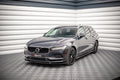 Maxton Design Street+ Spoilerlippe Front Ansatz V.2 passend für Volvo V90 Mk2 schwarz Hochglanz