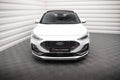 Maxton Design Street+ Spoilerlippe Front Ansatz V.3 passend für Ford Focus ST / ST-Line Mk4 Facelift schwarz Hochglanz