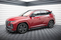 Maxton Design Street+ Seitenschweller Leisten passend für Hyundai Tucson N-Line Mk4 Facelift schwarz Hochglanz