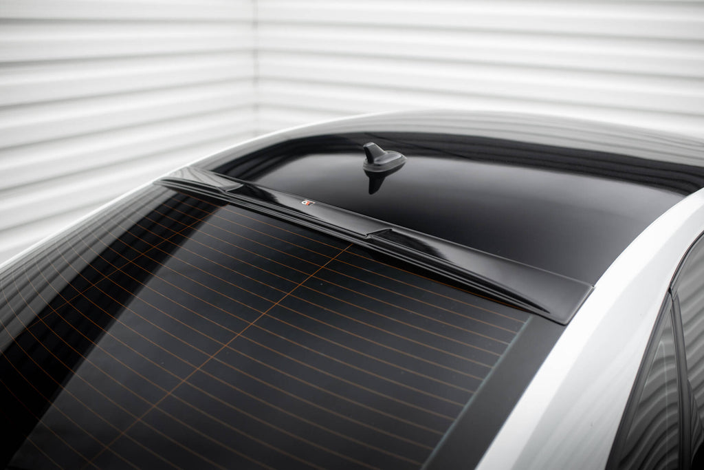 Maxton Design Heckscheiben Spoiler passend für VW Passat GT B8 Facelift USA schwarz Hochglanz