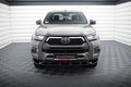 Maxton Design Street+ Spoilerlippe Front Ansatz passend für Toyota Hilux Invincible Mk8 Facelift schwarz Hochglanz