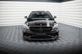 Maxton Design Street+ Spoilerlippe Front Ansatz V.3 passend für Mercedes-AMG CLA 45 Aero C117 Facelift schwarz Hochglanz