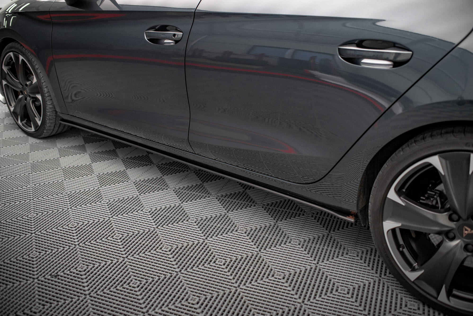 Maxton Design Street Pro Street+ Seitenschweller Leisten passend für Cupra Leon ST / Hatchback Mk1 / Mk1 Facelift