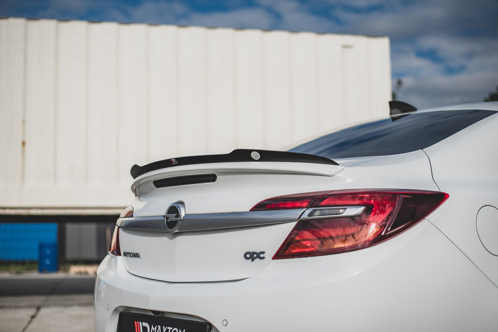 Maxton Design Spoiler CAP passend für Opel Insignia Mk. 1 OPC Facelift schwarz Hochglanz
