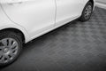 Maxton Design Street+ Seitenschweller Leisten passend für Toyota Yaris Mk3 Facelift schwarz Hochglanz