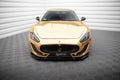 Maxton Design Street+ Spoilerlippe Front Ansatz V.2 passend für Maserati Granturismo Mk1 Facelift schwarz Hochglanz