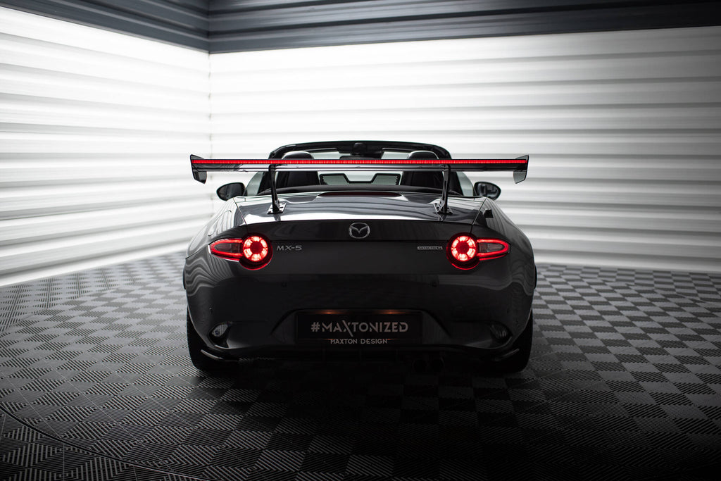 Maxton Design Carbon Spoiler JDM Style + LED Mazda MX-5 ND (Mk4) für Mazda MX-5 Mk4 (ND)