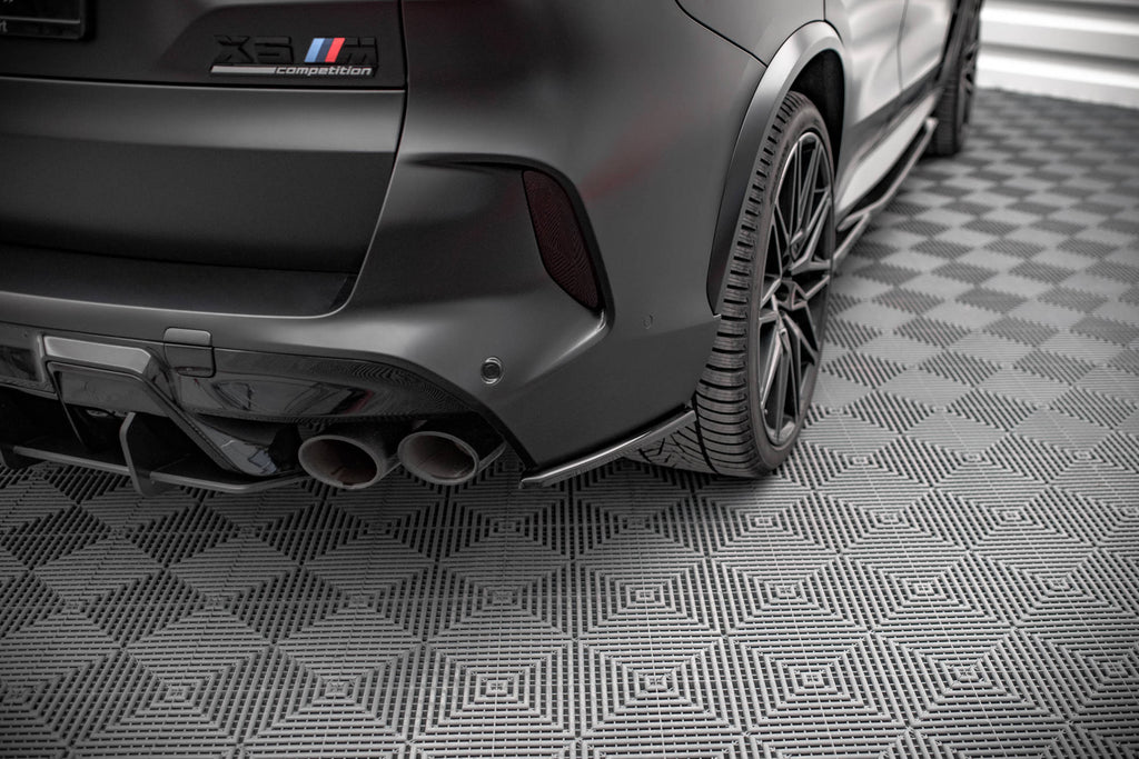 Maxton Design Heck Ansatz Flaps Diffusor für BMW X5M F95 schwarz matt