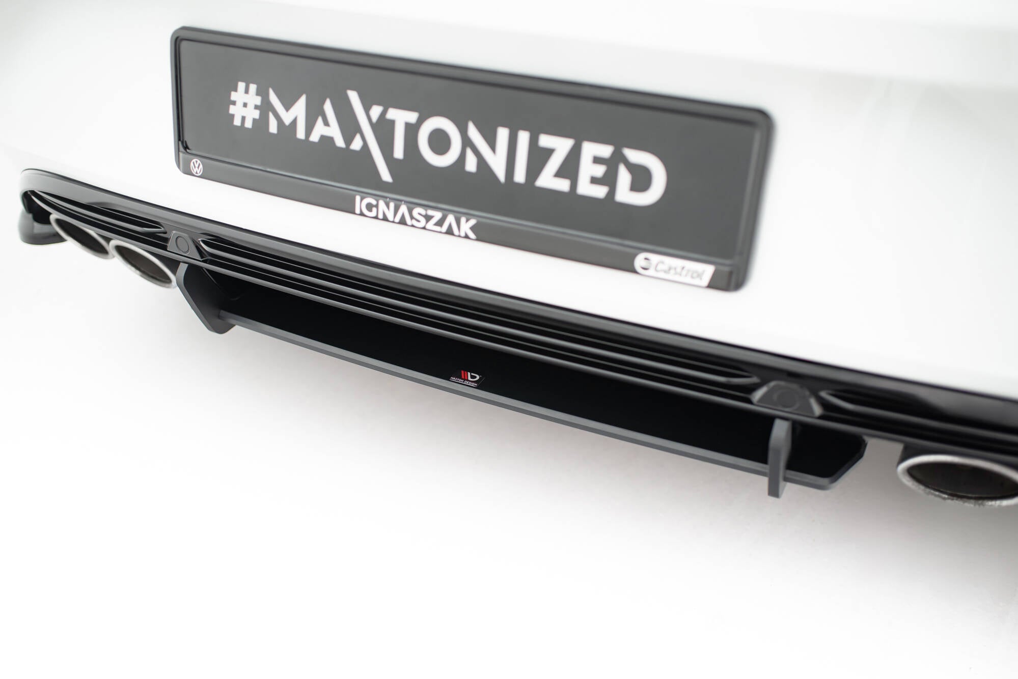 Maxton Design Street Pro Heckschürze passend für VW T-Roc R Mk1