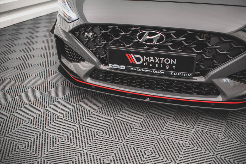 Maxton Design Street Pro Street+ Spoilerlippe Front Ansatz passend für Hyundai I30 N Hatchback/Fastback Mk3 Facelift