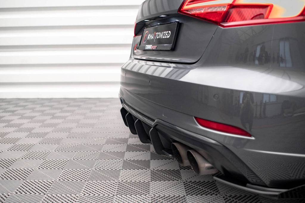 Maxton Design Street Pro Heckschürze passend für Audi S3 Sportback 8V Facelift