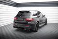 Maxton Design Street+ Mittlerer Diffusor RACE V.2 passend für Mercedes-AMG GLC 63 SUV X253 schwarz Hochglanz