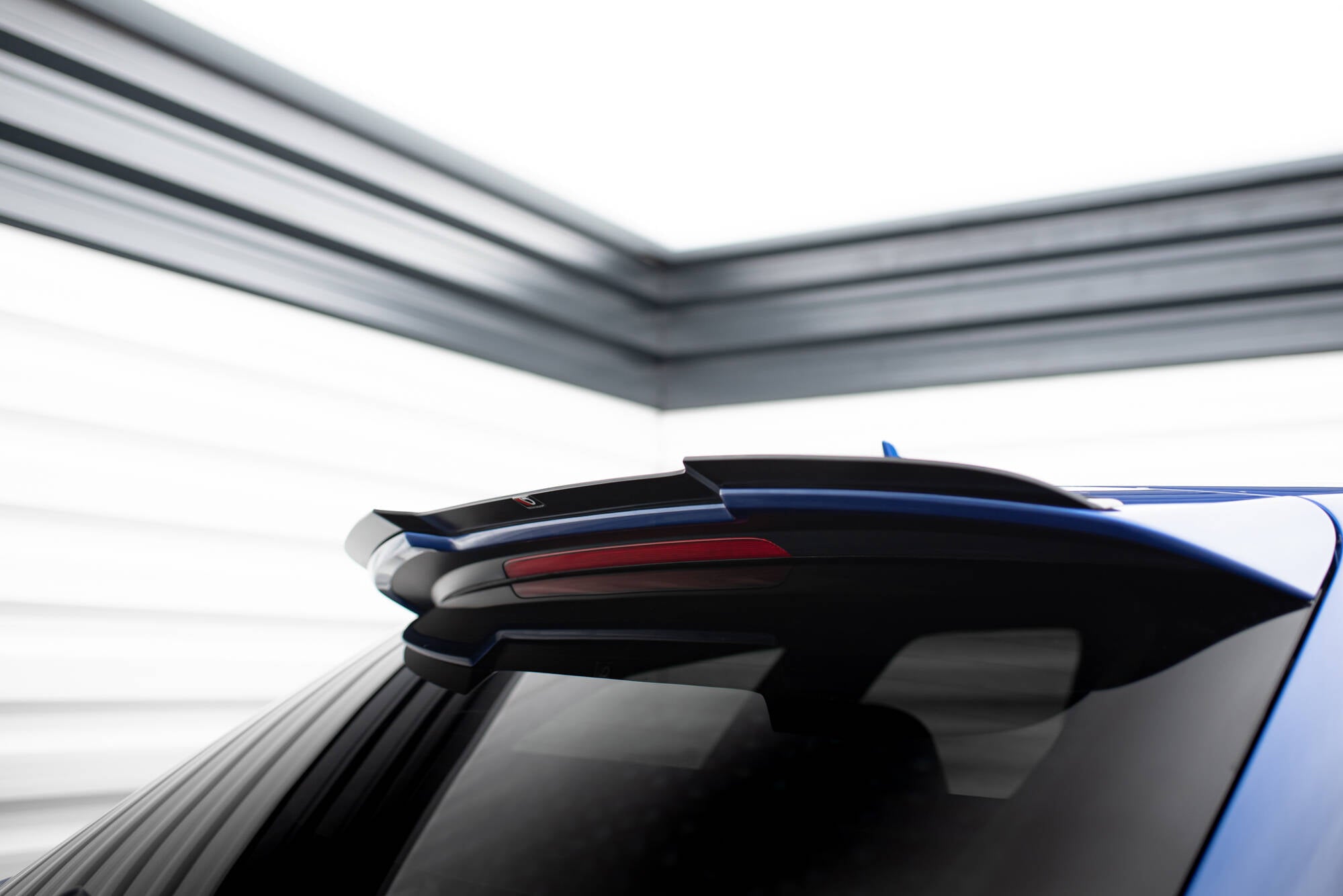 Maxton Design Spoiler CAP V.1 passend für Audi RS6 C7 / C7 Facelift schwarz Hochglanz
