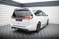 Maxton Design Street+ Mittlerer Diffusor RACE passend für Chrysler Pacifica Mk2 Facelift schwarz Hochglanz