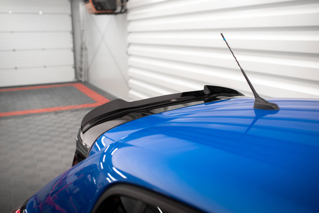 Maxton Design Spoiler CAP V.1 passend für Peugeot 208 Mk2 schwarz Hochglanz