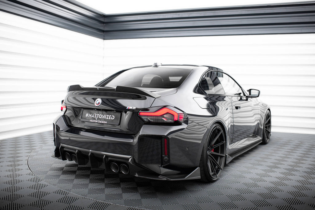 Maxton Design Prepreg Carbon Fiber Heck Ansatz Flaps Diffusor passend für BMW M2 G87