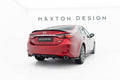 Maxton Design Street+ Mittlerer Diffusor RACE passend für Mazda 6 Limousine Mk3 Facelift schwarz Hochglanz